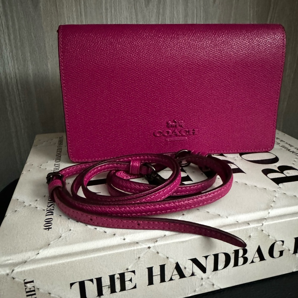 Lightly Used. Hayden Foldover Crossbody Clutch Bag